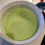 Green Coloring Added To Custard