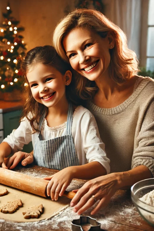 Sugar Cookies - Mom and Daughter