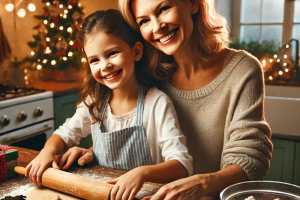 Sugar Cookies - Mom and Daughter